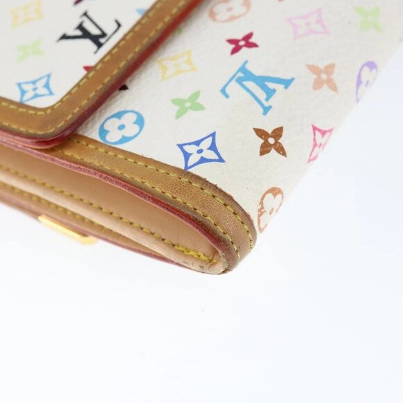 LOUIS VUITTON Multicolor Porte Monnaie Billets Cartes Credit M92983 Auth am9535V - Picture 5 of 16